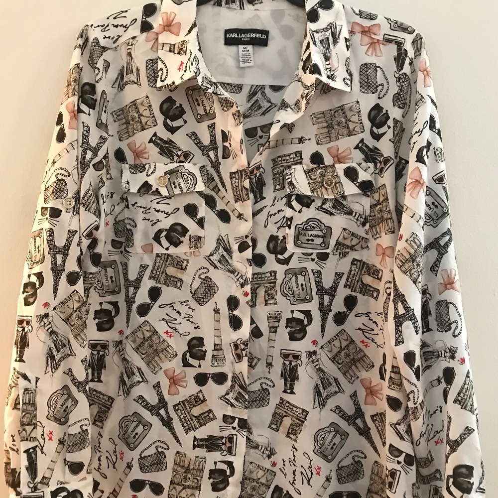 Karl Lagerfeld ❤️ Paris Blouse